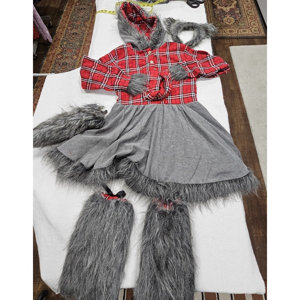 Spirit Halloween Red Riding Hood Big Bad Wolf Granny Costume Cosplay